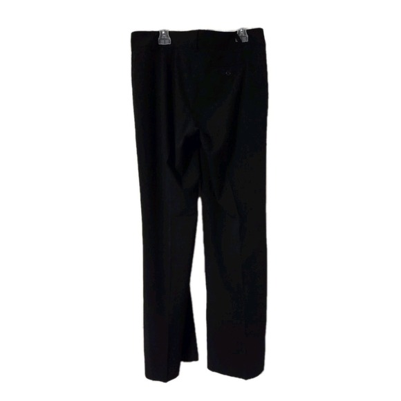 White House Black Market Pants 6 Black Straight Leg Dress Trousers - Picture 3 of 3